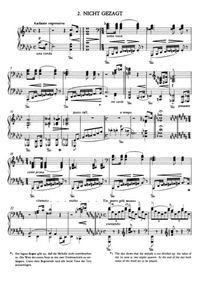 Geharnischite Lieder 2. Nicht gezagt - Franz Liszt